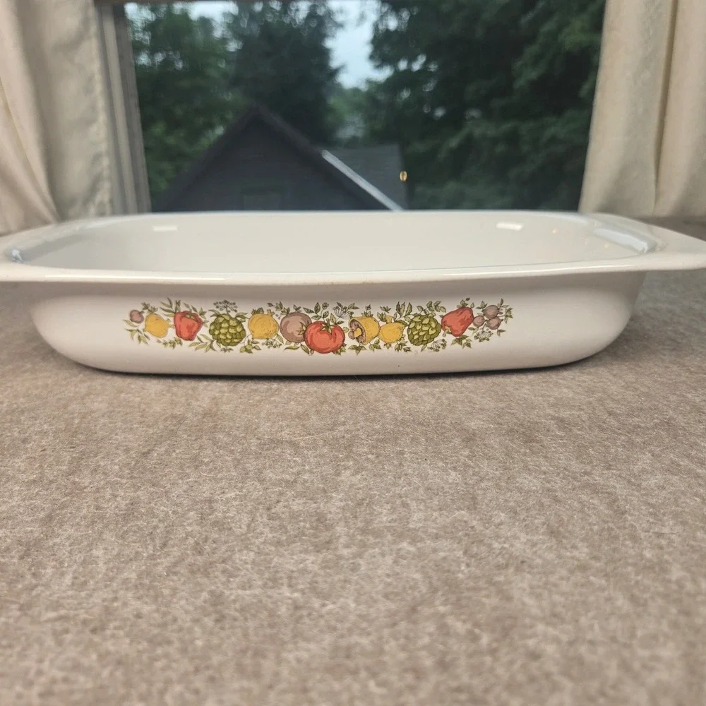 Vintage CorningWare Spice O Life P-21 Roasting Pan 13x9x2 Casserole Dish USA